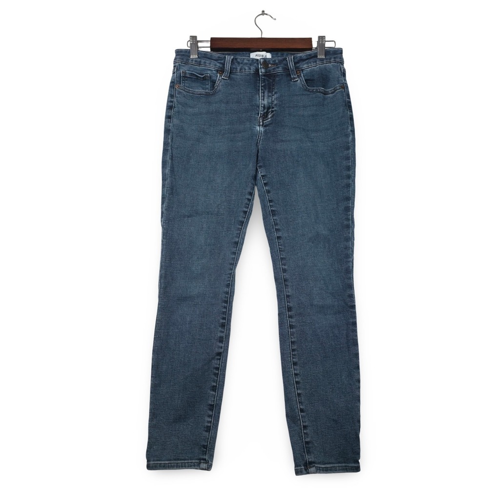 Pistola Skinny Ankle Jeans Womens 28 High Rise Stretch Dark Wash P6731MTW-MDYP